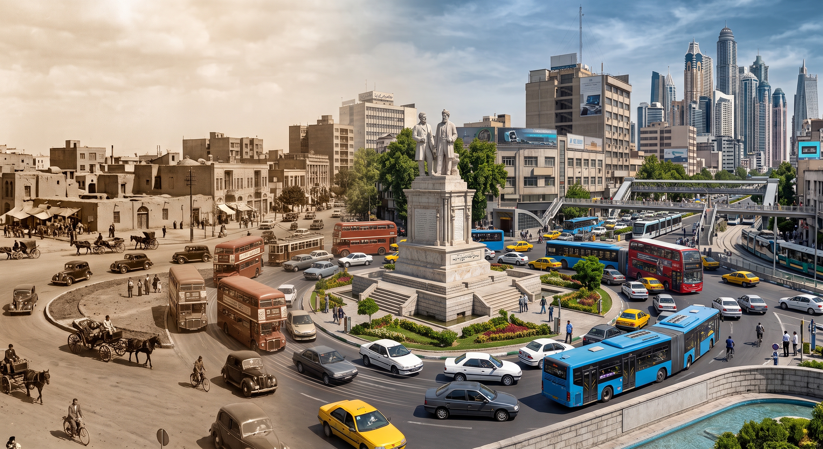 میدان فردوسی تهران - شکوما